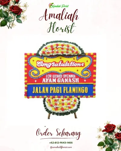 Bunga Papan Congratulation di Sinrijala
